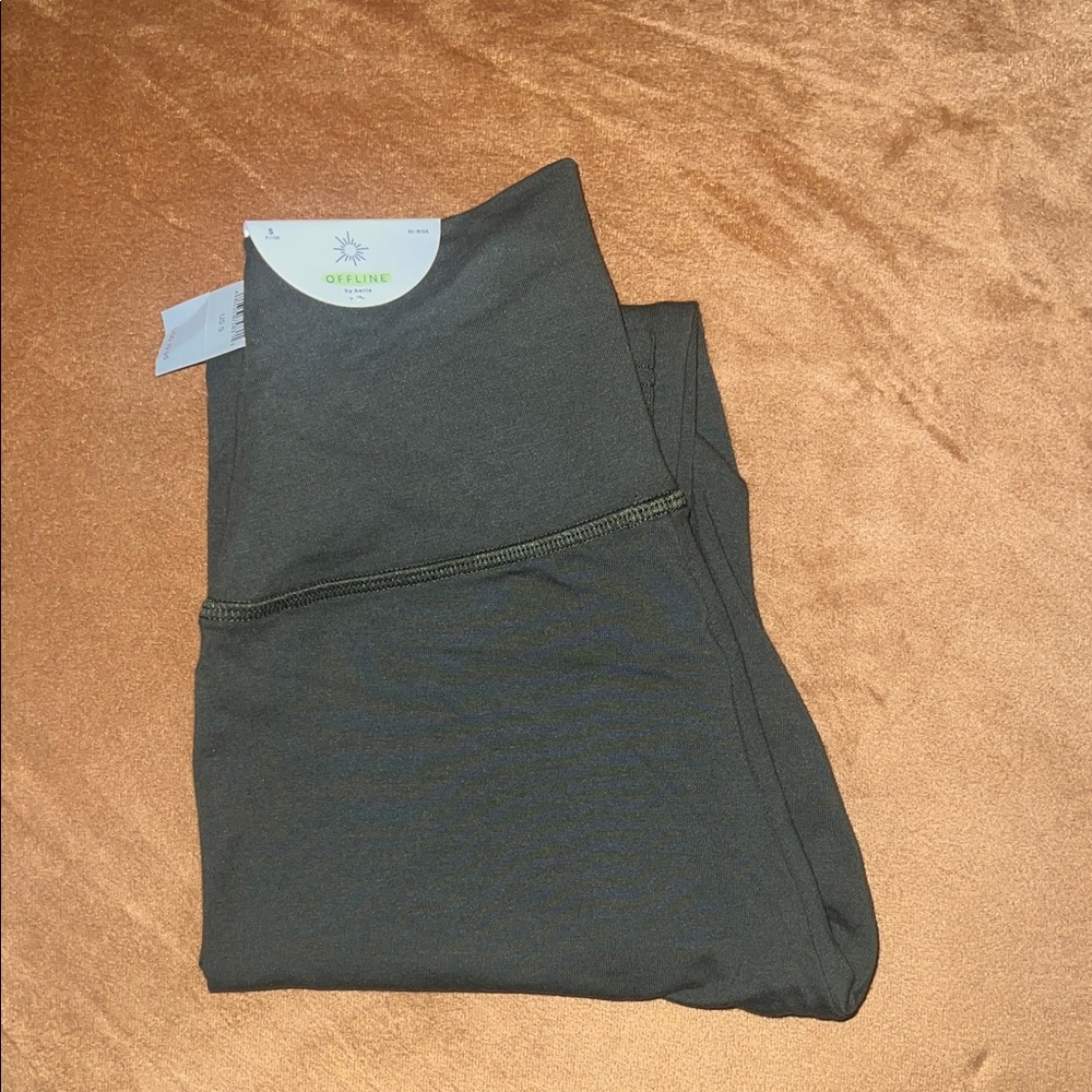 Aerie Deep Olive Leggings
